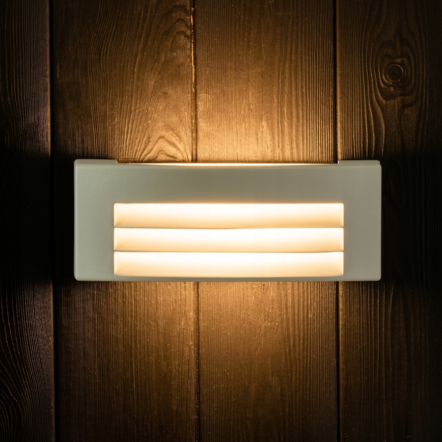 Applique da esterno 1xE27/14W/230V IP54 grigio