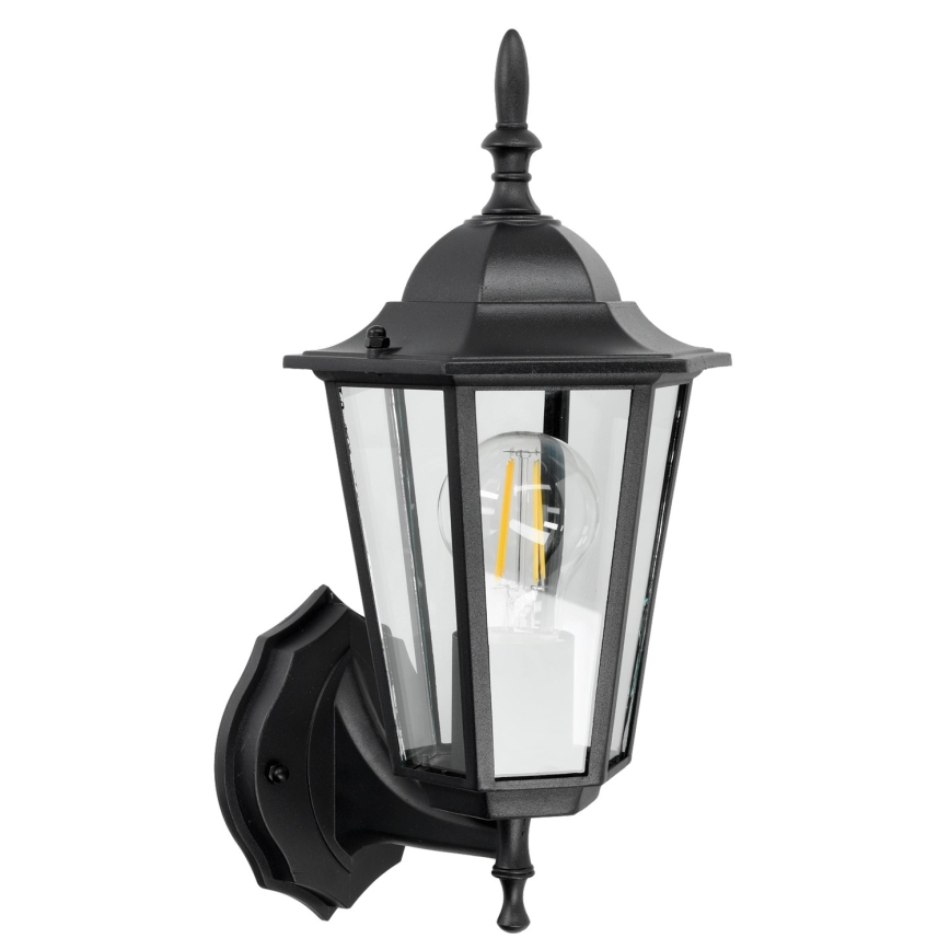 Applique da esterno 1xE27/60W/230V IP44 nera