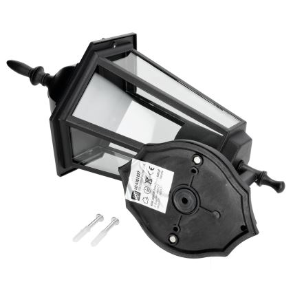 Applique da esterno 1xE27/60W/230V IP44 nera