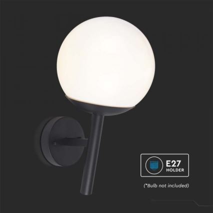 Applique da esterno 1xE27/60W/230V IP44 nero