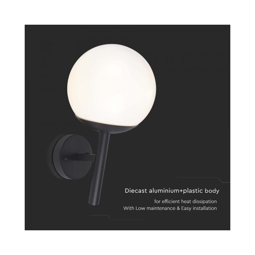 Applique da esterno 1xE27/60W/230V IP44 nero