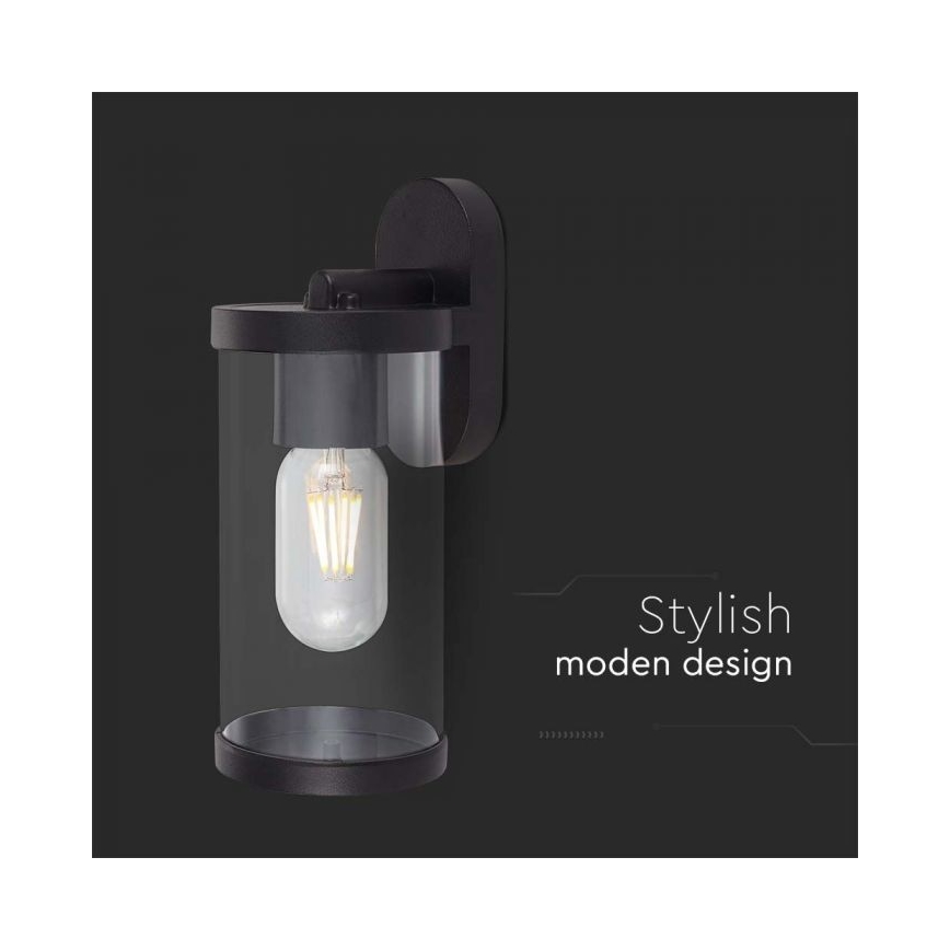 Applique da esterno 1xE27/60W/230V IP44 nero