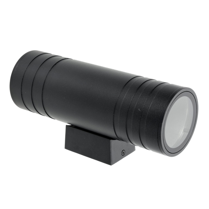 Applique da esterno 2xGU10/35W/230V IP54 arrotondato nero
