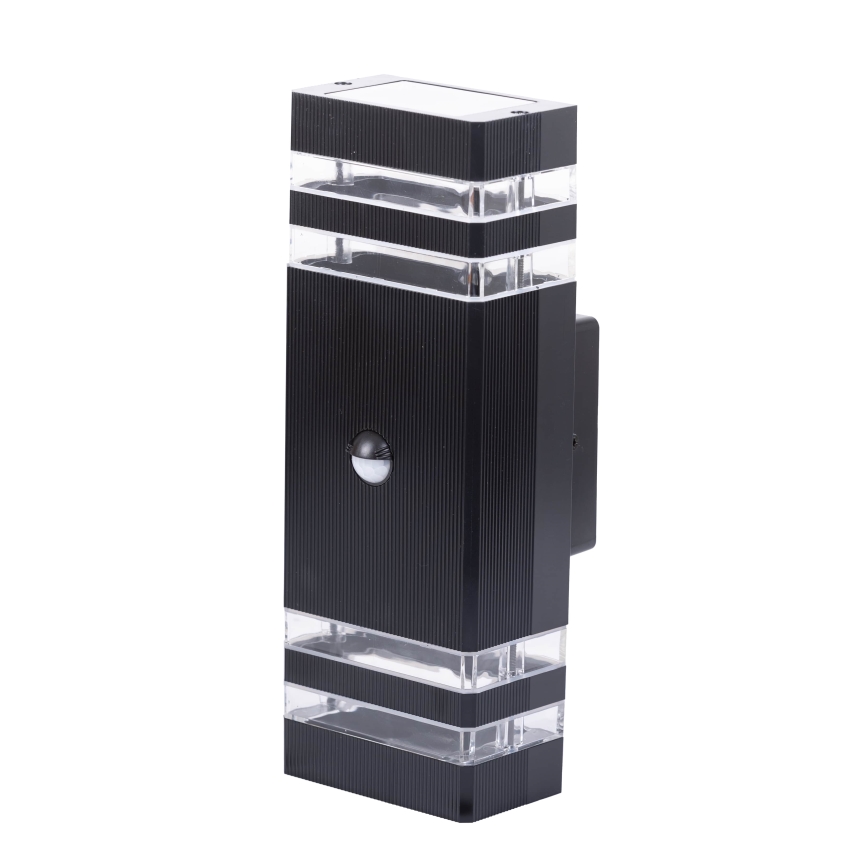 Applique da esterno con sensore BREZZA 2xGU10/35W/230V IP65