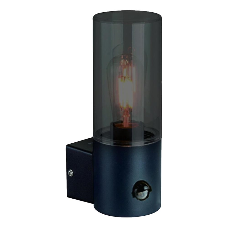 Applique da esterno con sensore di movimento HARLEM 1xE27/60W/230V IP44 nero