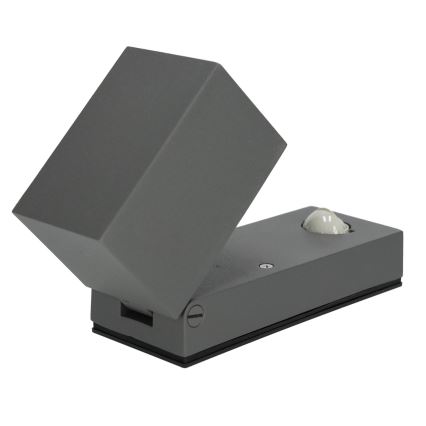 Applique da esterno con sensore  QUAZAR 1xGU10/35W/230V IP44 grigia