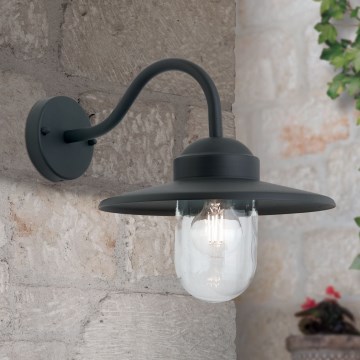 Applique da esterno EDWARD 1xE27/60W/230V IP44 nero