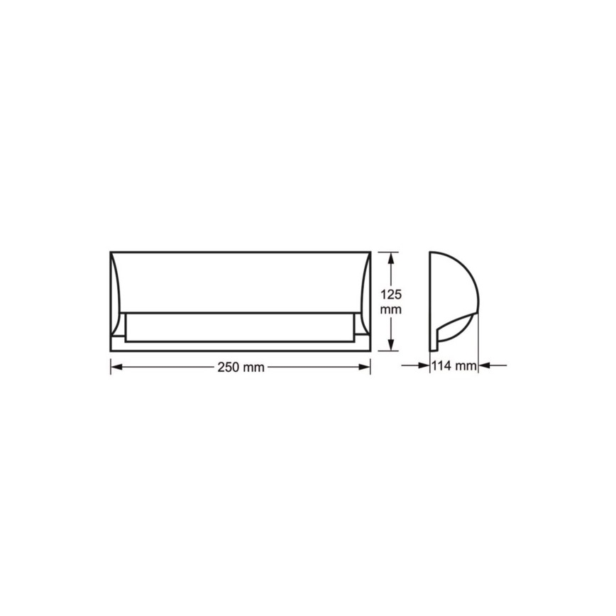 Applique da esterno FREON 1xE27/60W/230V IP54 antracite