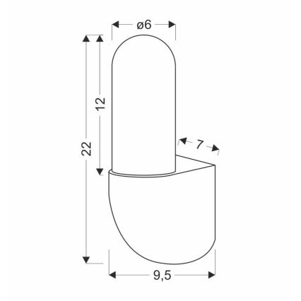 Applique da esterno GYNURA 1xGU10/35W/230V IP65 nero
