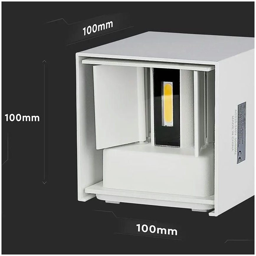 Applique da esterno LED LED/5W/230V 3000K IP65 bianco