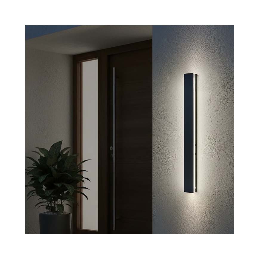 Applique da esterno MIRANA LED/12W/230V 4000K IP44 60 cm nero
