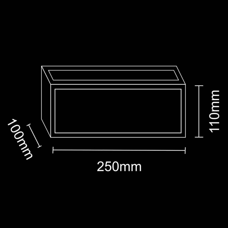 Applique da esterno MITO 1xE27/12W/230V IP54