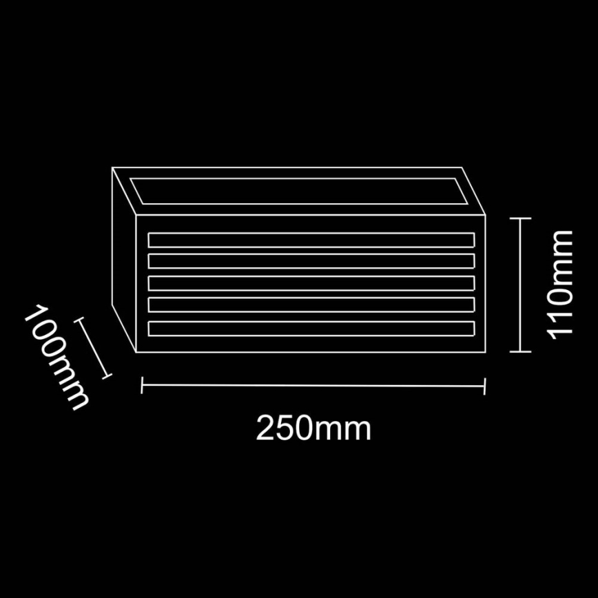 Applique da esterno OSAKA 1xE27/12W/230V IP54