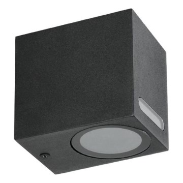 Applique da esterno QUERK 1xGU10/35W/230V IP54 8 cm nero