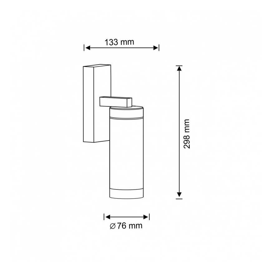 Applique da esterno SPECTRA 1xE27/10W/230V IP44