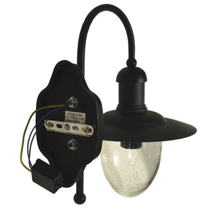 Applique da esterno TALISA 1xE27/60W/230V IP44 nero