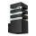 Applique da esterno TEKSAS 1xE27/12W/230V IP44 grafite