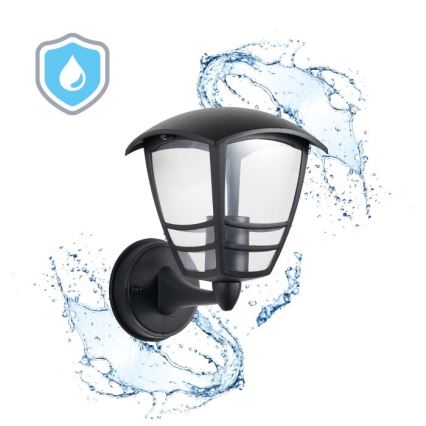 Applique da esterno TEVIO 1xE27/60W/230V IP54 nero
