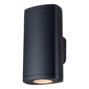 Applique da esterno ZEVI 2xGU10/10W/230V IP54 nero
