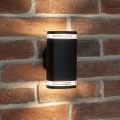 Applique da esterno ZEVI 2xGU10/10W/230V IP54 nero
