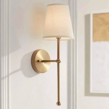 Applique da parete ASPARAGUS 1xE27/40W/230V oro/crema