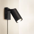 Applique da parete CELE 1xGU10/30W/230V nero