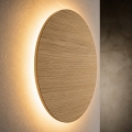 Applique da parete LUNA 4xG9/8W/230V Ø 40 cm rovere