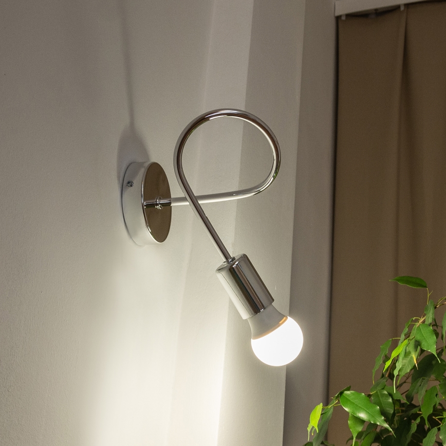 Applique da parete OXFORD 1xE27/15W/230V, cromo lucido