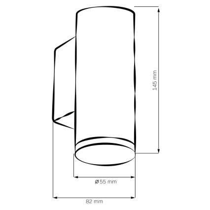 LED RGBW dimmerabile applique da bagno TURYN 1xGU10/6,5W/230V 2700-6500K Wi-Fi IP44 bianco