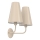 Applique da parete TORTOLA 2xE14/15W/230V beige