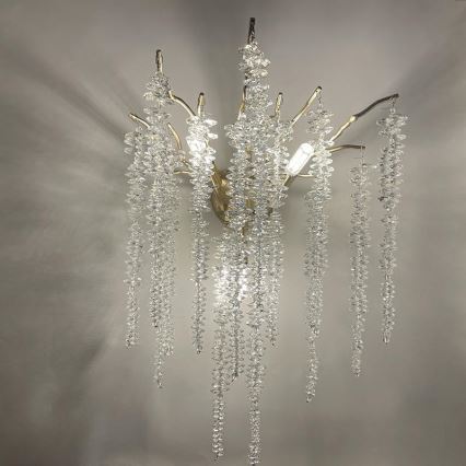 Applique di cristallo 3xG9/40W/230V oro