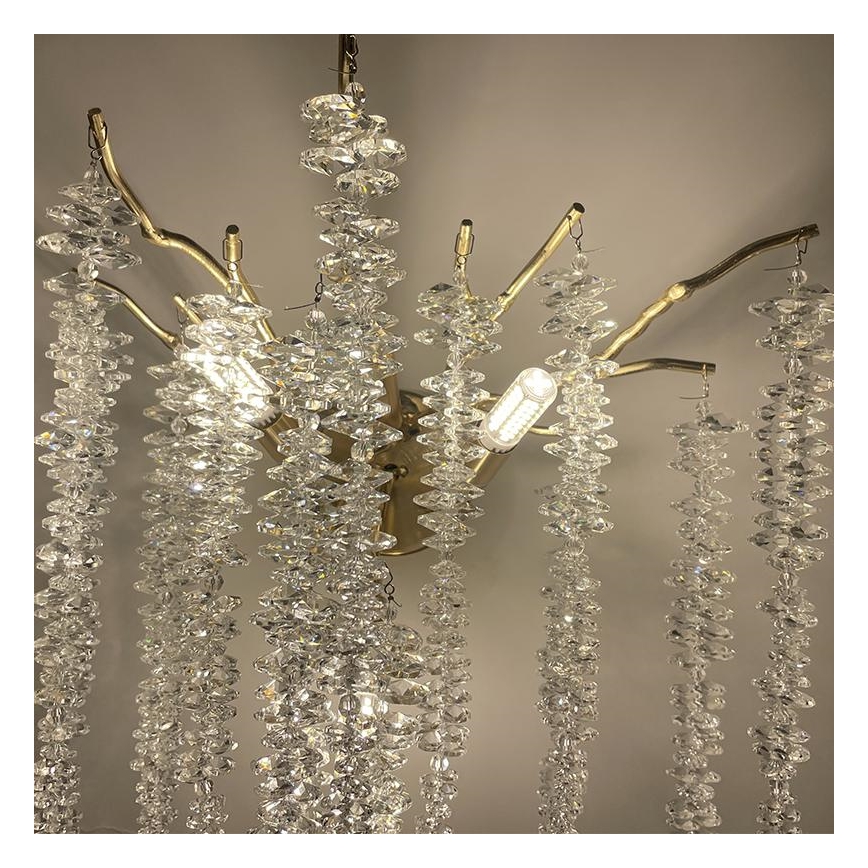Applique di cristallo 3xG9/40W/230V oro