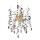 Applique di cristallo 3xG9/40W/230V oro
