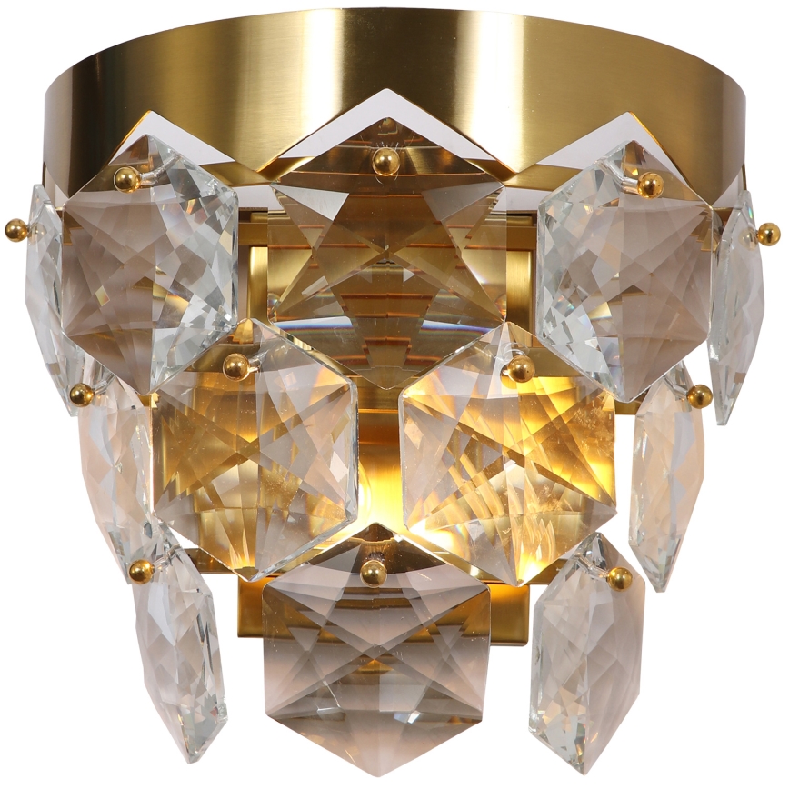 Applique di cristallo GRACE 2xE14/40W/230V oro