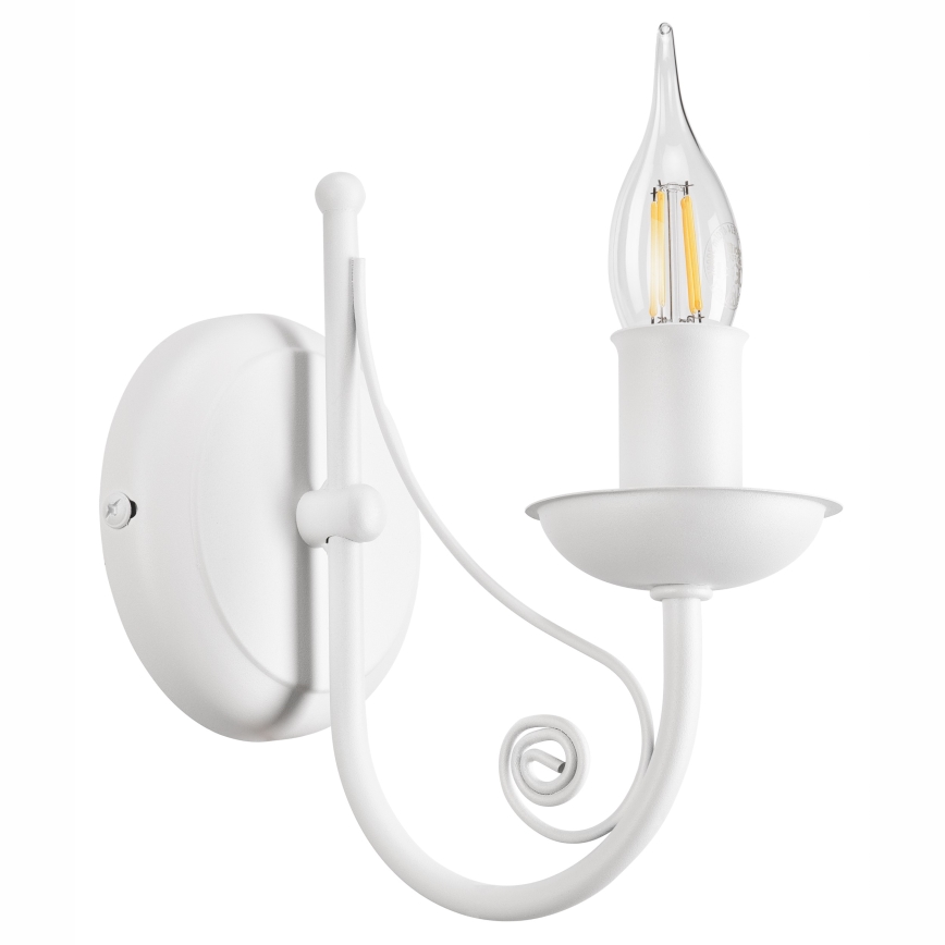 Applique DONATO 1xE14/40W/230V bianco