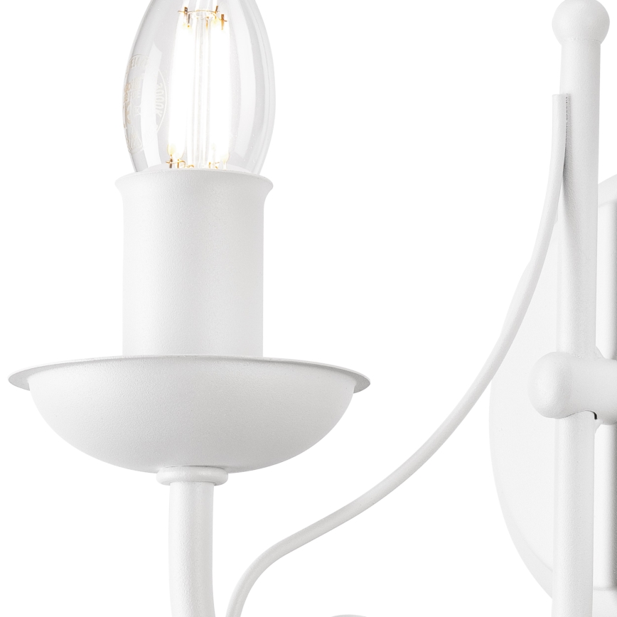 Applique DONATO 1xE14/40W/230V bianco