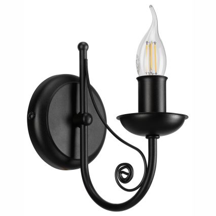 Applique DONATO 1xE14/40W/230V nero