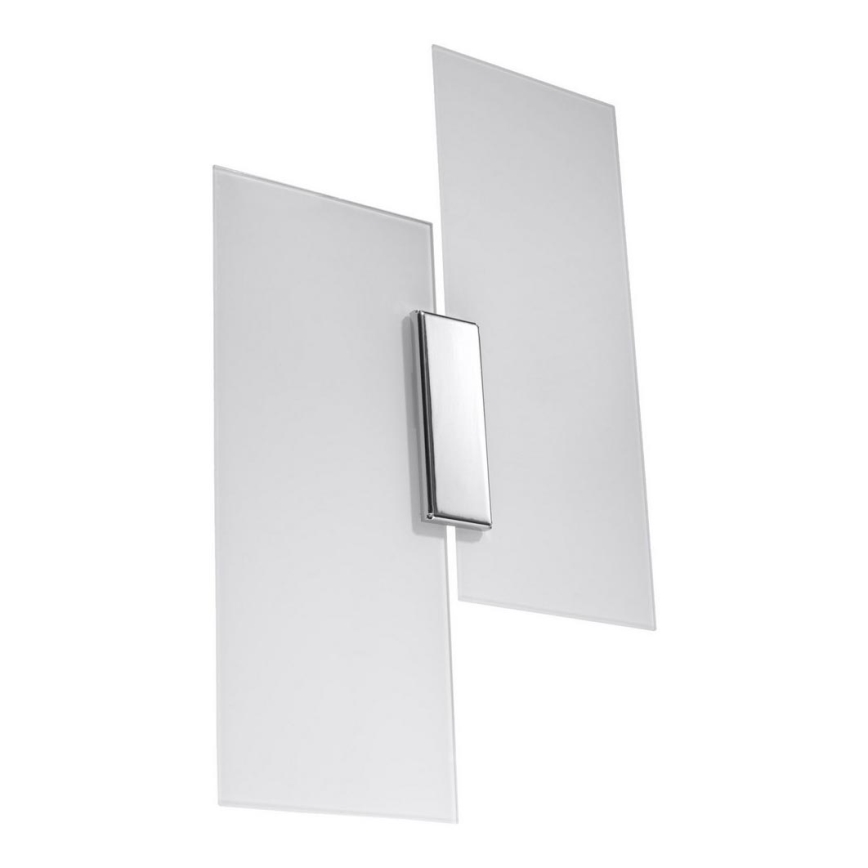 Applique FABIANO 2xE27/60W/230V bianco/cromo lucido