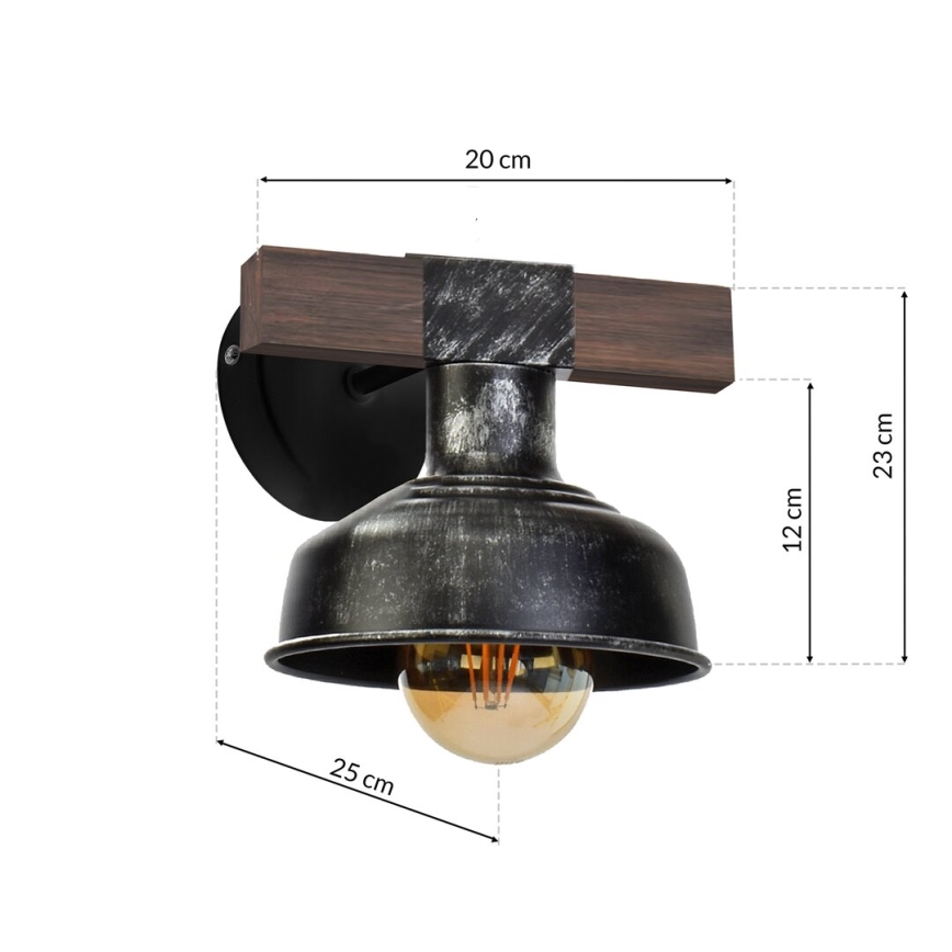 Applique FARO 1xE27/60W/230V