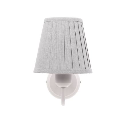 Applique FIREZ 1xE27/40W/230V bianco/grigio