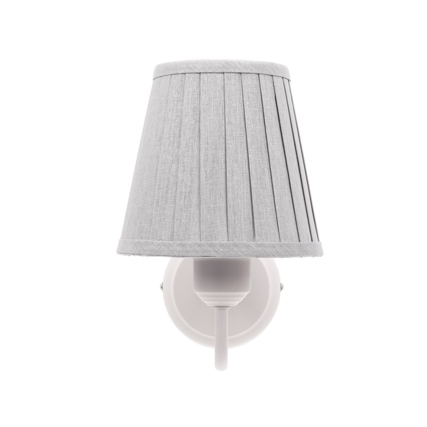 Applique FIREZ 1xE27/40W/230V bianco/grigio