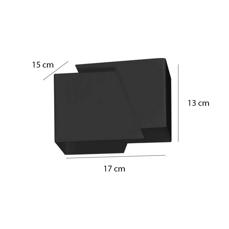 Applique FROST 1xG9/8W/230V nero