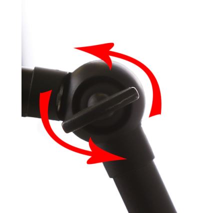 Applique FUNDO 1xE27/40W/230V nero/oro