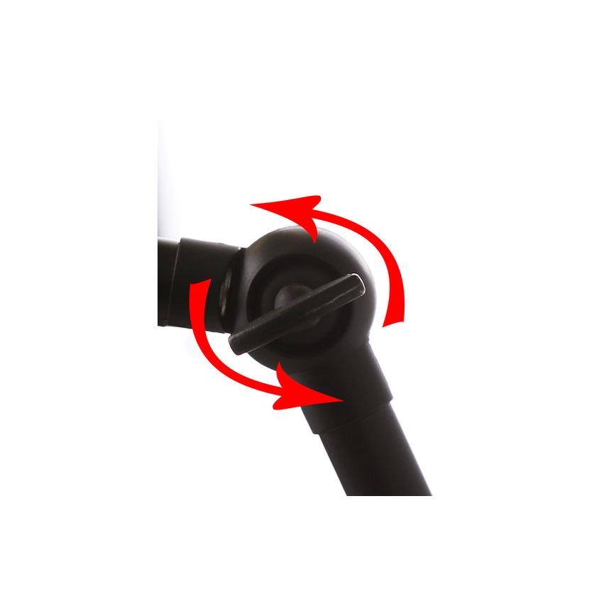 Applique FUNDO 1xE27/40W/230V nero/oro