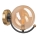 Applique GEORGIA 1xE14/5W/230V oro/fumé beige