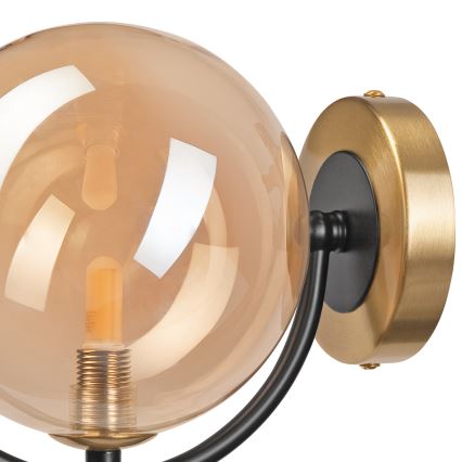 Applique GEORGIA 1xE14/5W/230V oro/fumé beige
