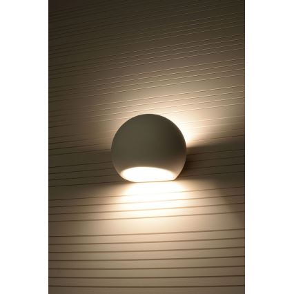 Sollux SL.0032 - Applique GLOBE 1xE27/60W/230V bianca