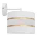 Applique HELEN 1xE27/15W/230V bianco/oro