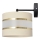 Applique HELEN 1xE27/15W/230V color crema/nero/oro