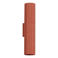 Applique KARBON 2xGU10/10W/230V rosso